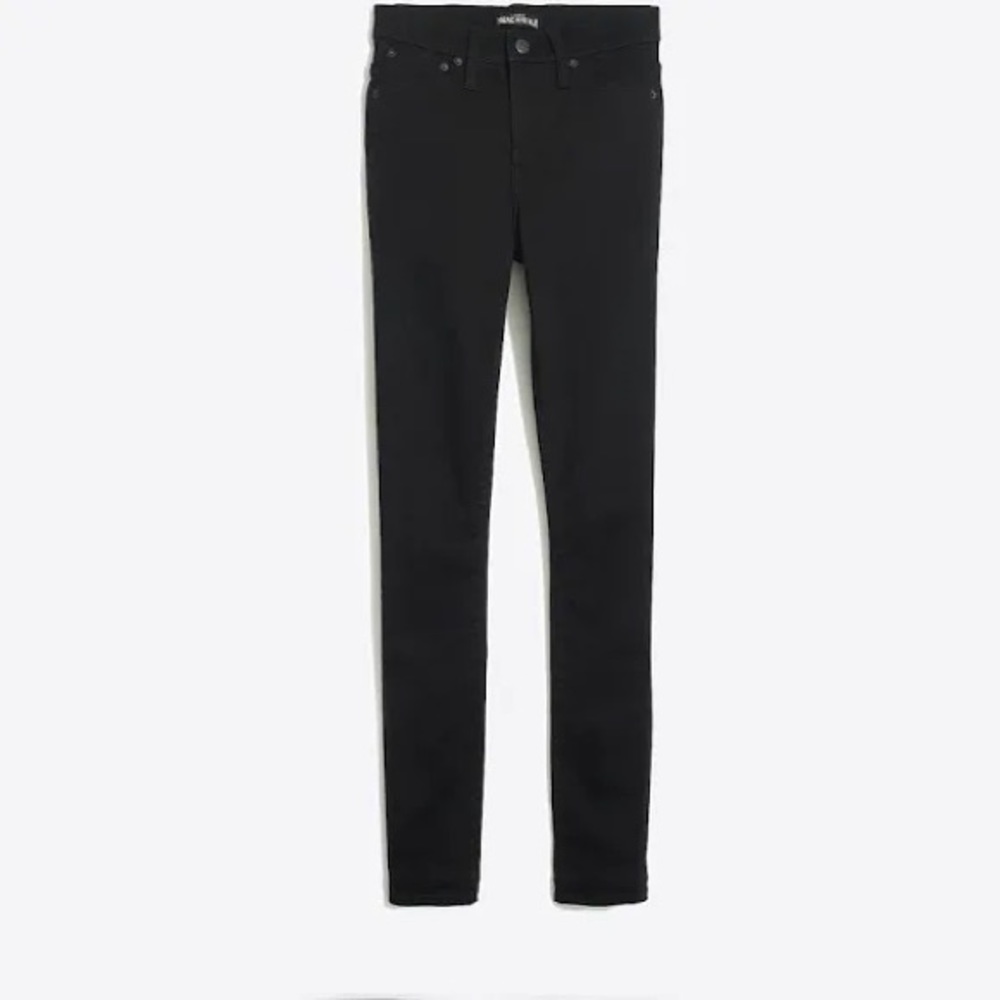 J. Crew - 10" high-rise black skinny jean in signature stretch
